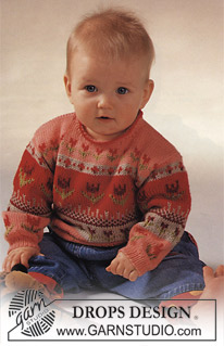 Free patterns - Gensere til baby / DROPS Baby 2-7