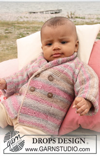 Free patterns - Kabátky a propínací svetříky pro miminka / DROPS Baby 20-11