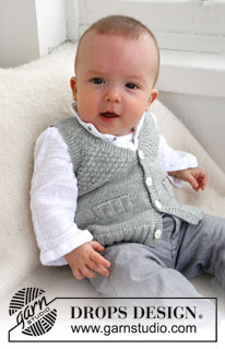 Free patterns - Vauvan topit ja liivit / DROPS Baby 21-8