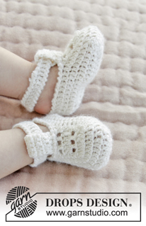 Free patterns - Baby Socks & Booties / DROPS Baby 29-7