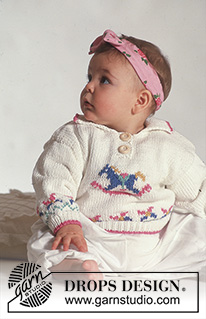 Free patterns - Gensere til baby / DROPS Baby 3-18
