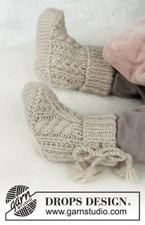Free patterns - Baby Socks & Booties / DROPS Baby 31-24