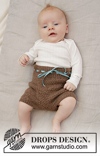 Free patterns - Bukser & Shorts til baby / DROPS Baby 33-23
