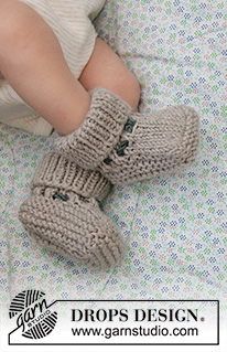 Free patterns - Baby Socks & Booties / DROPS Baby 33-24