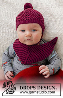 Free patterns - Baby Bibs & Scarves / DROPS Baby 36-7