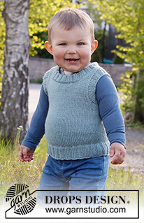 Free patterns - Baby Vests & Tops / DROPS Baby 38-8
