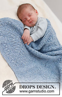 Free patterns - Baby Blankets / DROPS Baby 39-1