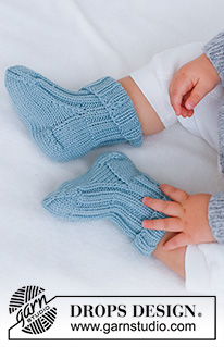 Free patterns - Baby Socks & Booties / DROPS Baby 42-12