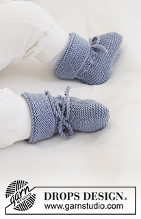 Free patterns - Baby Socks & Booties / DROPS Baby 43-21