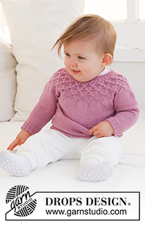 Free patterns - Baby Jumpers / DROPS Baby 43-7