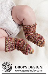 Free patterns - Baby Socks & Booties / DROPS Baby 45-19