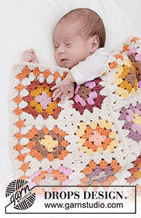 Free patterns - Fun with Crochet Squares / DROPS Baby 46-2
