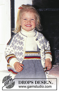Free patterns - Children Nordic Cardigans / DROPS Baby 5-6