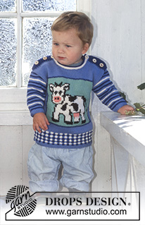 Free patterns - Swetry przez głowę dla niemowląt i małych dzieci / DROPS Baby 6-24