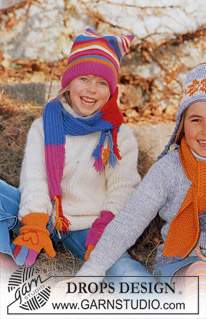 Free patterns - Children Scarves & Neck Warmers / DROPS Children 12-16