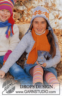 Free patterns - Children Scarves & Neck Warmers / DROPS Children 12-17