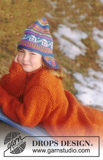Free patterns - Dziecięce czapki z nausznikami / DROPS Children 12-18