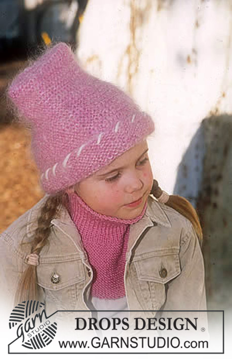 DROPS Children 12-33 - Hat in Vienna and Alpaca, and Neck warmer
