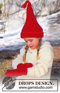 Free patterns - Christmas Hats for Children / DROPS Children 12-51