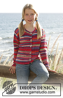 Free patterns - Proste dziecięce rozpinane swetry / DROPS Children 15-7
