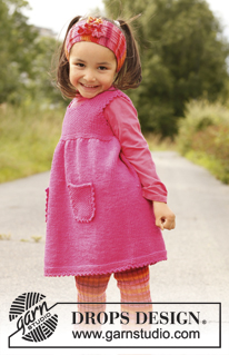 Free patterns - Sukienki i spódnice dziecięce / DROPS Children 22-10