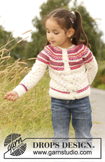 Free patterns - Dětské propínací svetry / DROPS Children 22-4
