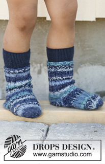 Free patterns - Calze & Pantofole per bambini / DROPS Children 22-40