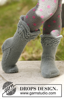 Free patterns - Children Socks & Slippers / DROPS Children 23-20