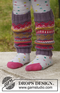 Free patterns - Children Leg Warmers / DROPS Children 23-44