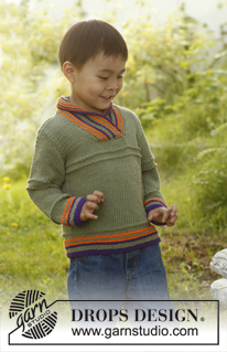 Free patterns - Dziecięce swetry przez głowę / DROPS Children 23-51
