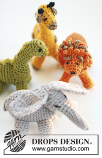Mufasa / DROPS Children 24-10 - Crochet lion in DROPS Safran or DROPS Paris