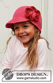 Free patterns - Children Summer Hats / DROPS Children 24-16