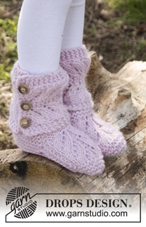 Free patterns - Baby Socks & Booties / DROPS Children 27-28
