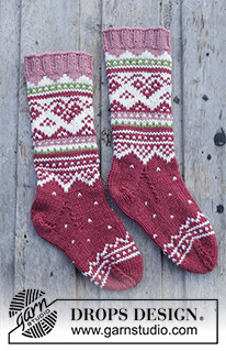 Free patterns - Children Socks & Slippers / DROPS Children 30-12