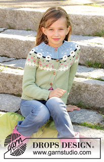 Free patterns - Dziecięce norweskie rozpinane swetry / DROPS Children 34-1