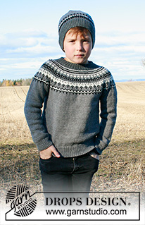 Free patterns - Dziecięce swetry przez głowę / DROPS Children 34-18