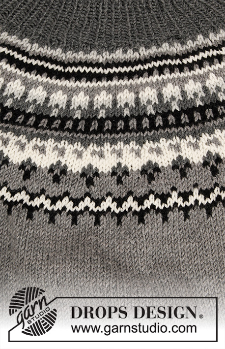 Dalvik / DROPS Children 34-18 - Dětský pulovr s kruhovým sedlem a norským vzorem pletený shora dolů z příze DROPS BabyMerino. Velikost 2-12 let.
Dětská čepice s norským vzorem pletená z příze DROPS BabyMerino.