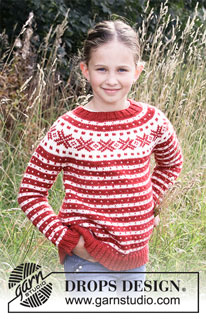 Free patterns - Christmas Jumpers & Cardigans / DROPS Children 34-32