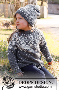 Free patterns - Dziecięce swetry przez głowę / DROPS Children 37-1