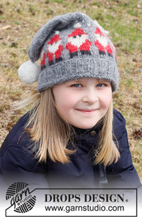 Free patterns - Christmas Hats for Children / DROPS Children 41-18
