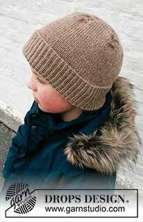 Autumn Acorn / DROPS Children 41-25 - Knitted hat in DROPS Lima. Piece is knitted top down with fan increases. Size 2 - 12 years