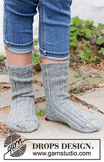 Free patterns - Children Socks & Slippers / DROPS Children 41-32