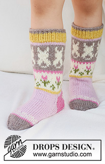 Free patterns - Easter Socks & Slippers / DROPS Children 41-35