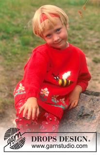 Free patterns - Dziecięce swetry przez głowę / DROPS Children 5-7