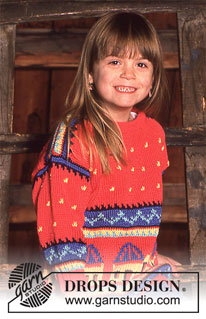 Free patterns - Dziecięce swetry przez głowę / DROPS Children 6-17