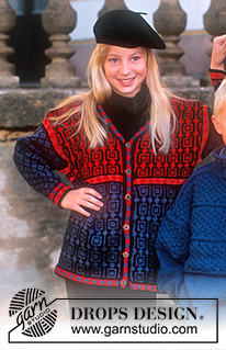 Free patterns - Dziecięce norweskie rozpinane swetry / DROPS Children 7-4