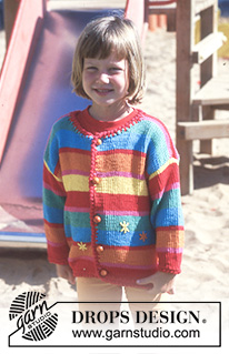 Free patterns - Proste dziecięce rozpinane swetry / DROPS Children 8-1