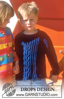 Free patterns - Dziecięce swetry przez głowę / DROPS Children 8-2