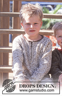 Free patterns - Dziecięce swetry przez głowę / DROPS Children 8-6