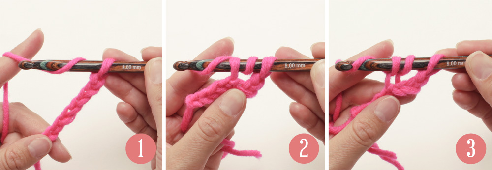 How to work half treble crochet (htr)